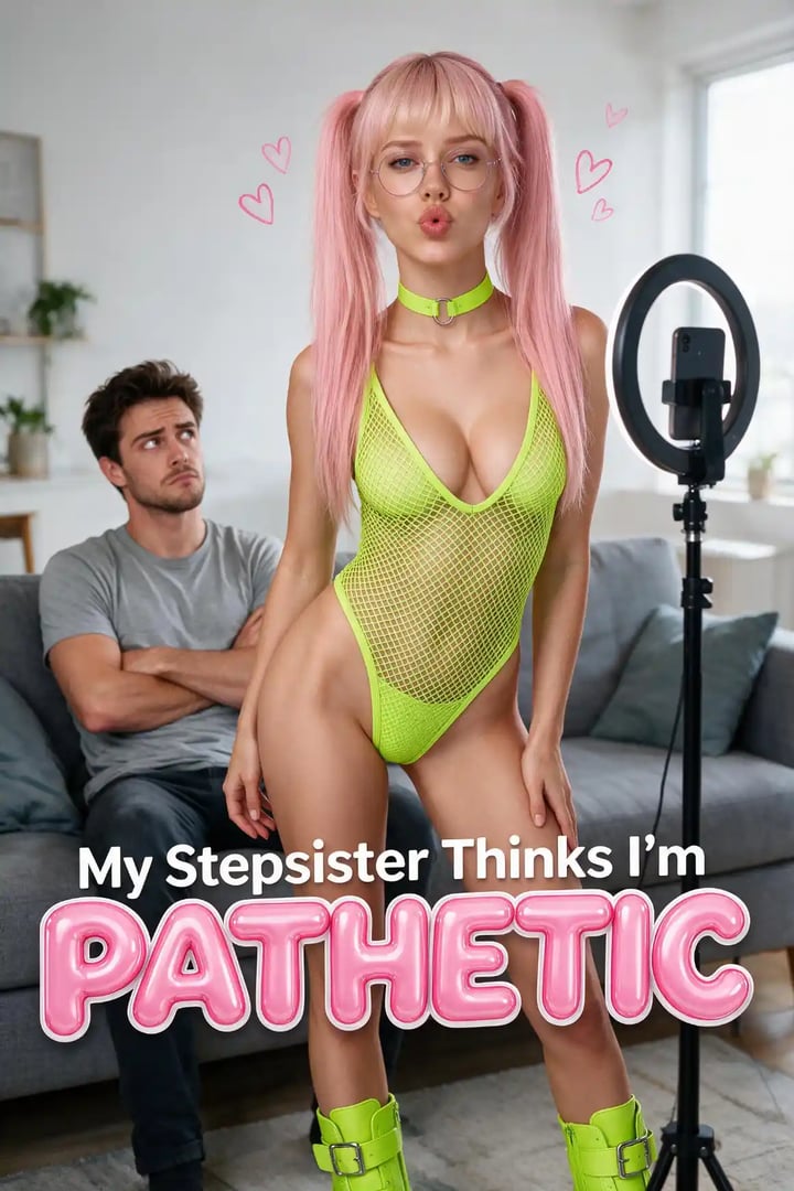 My Stepsister Thinks I'm Pathetic on Candy Shorts – watch on Candy AI